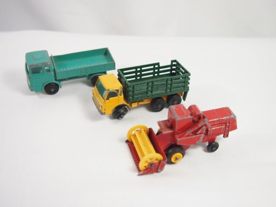 Vintage Matchbox Lesney 60s Trucks Lot of Three