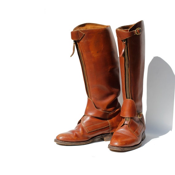 mens leather rider boots