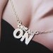 Dream On Necklace. Inscription Collection. Inspirational jewelry by Stjern on Etsy