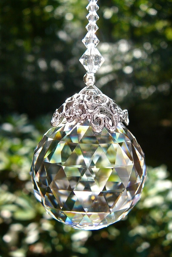 Crystal Ball Suncatcher 30mm Swarovski Crystal Ball