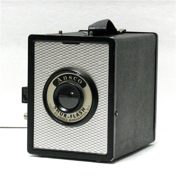 Vintage Ansco Shur Flash Box Camera for Display