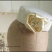 Mini Tilt Pillbox Hat in Ivory with Pearls Eco Wedding