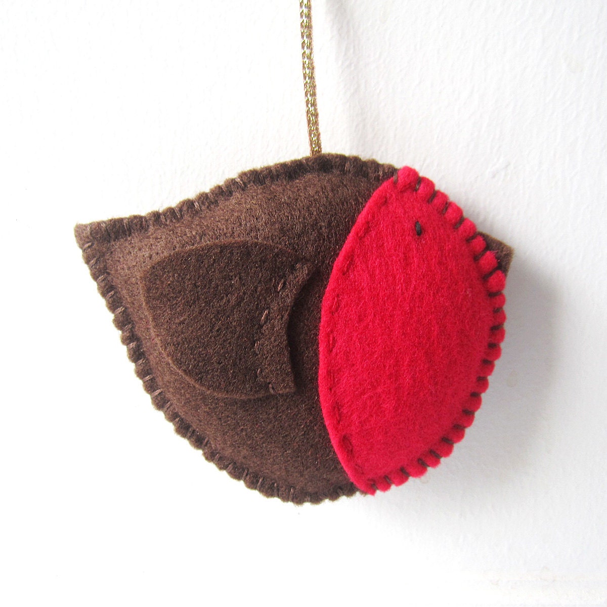 SUPER CUTE SALE : Felt Robin Christmas Decoration