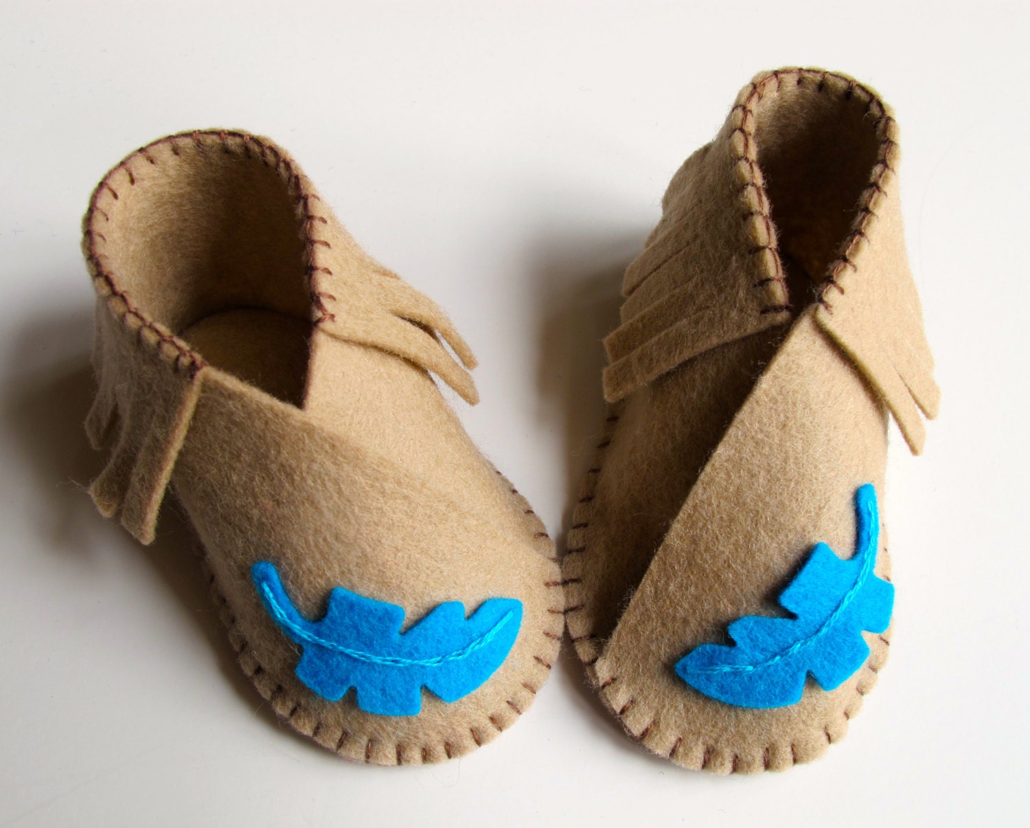 felt moccasins