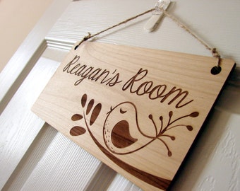 Kids Room Sign Custom Kids Door Sign