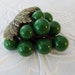 Art Deco Dress Clip Gatsby Era Vintage Jewelry Green Grape Cluster 1920s 1930s