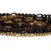 Upcycled Black and Gold Chain and Bullet Casing Bracelet