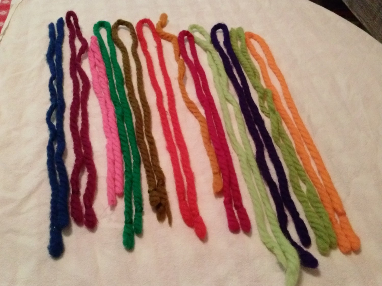 twenty bright vintage hair ribbons