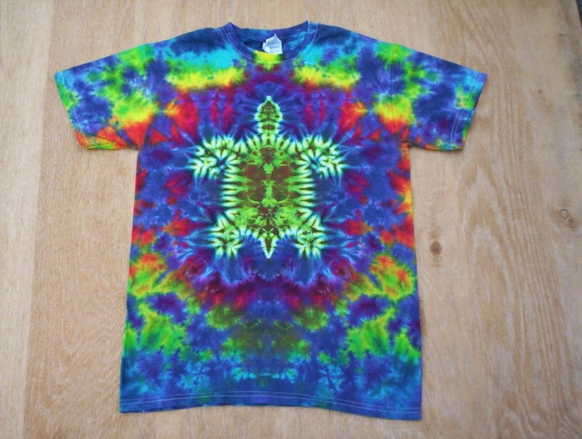Childrens-Turtle Tie Dye Youth Large