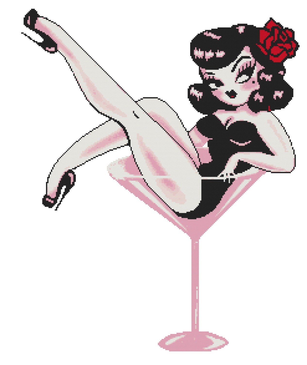 clipart girl in martini glass - photo #26