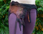 Felted Melted Wild Dragon Princess Fairy Pixie Belt OOAK