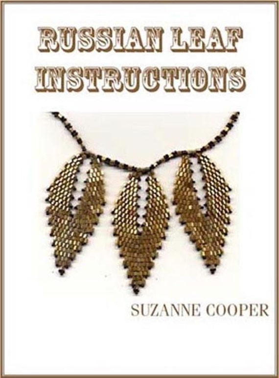 Items similar to Russian Leaves Made Easy Bead by bead instructions