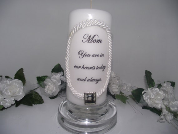 mother remembrance candle