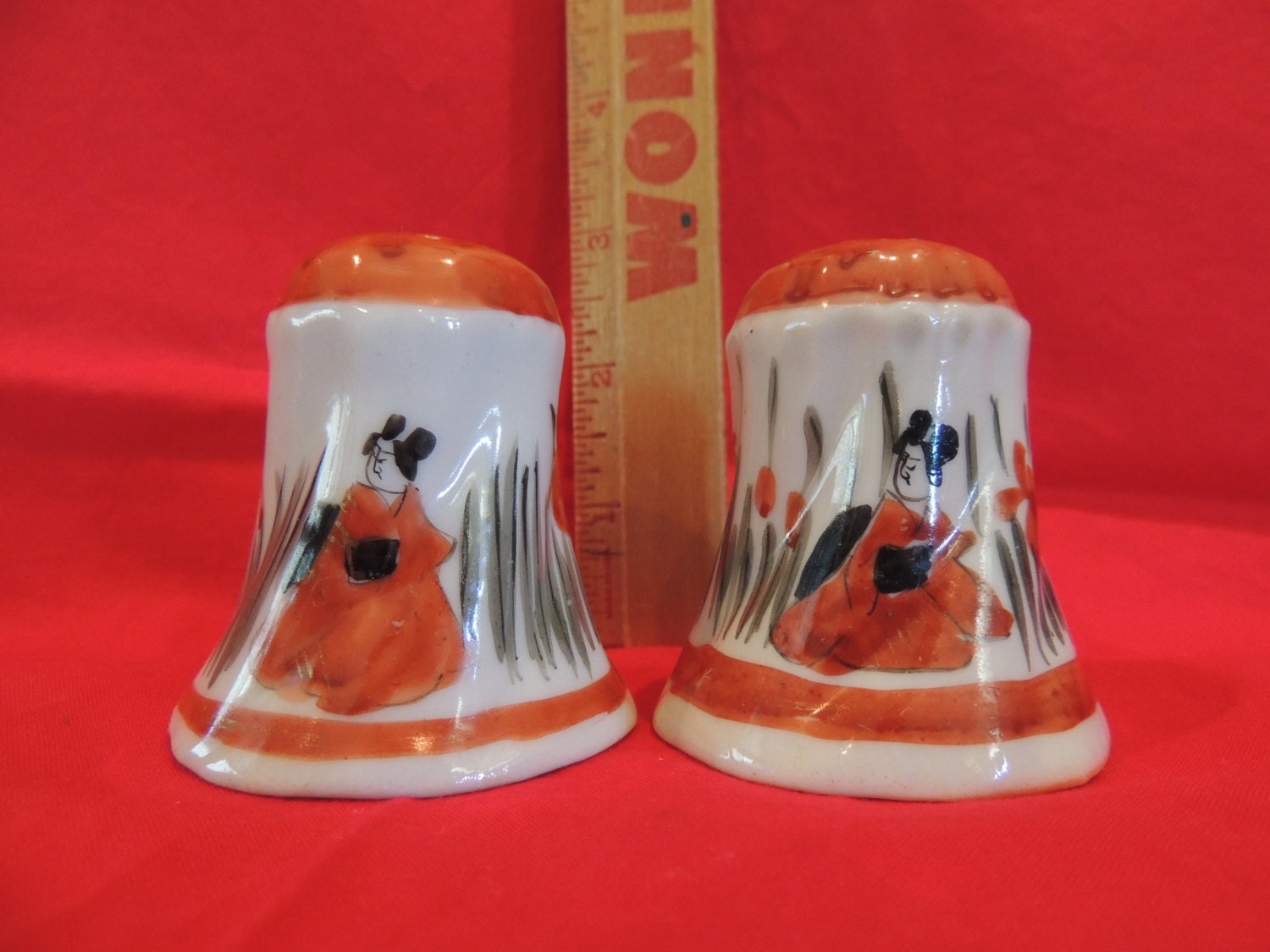Vintage Japanese Salt and Pepper Shakers