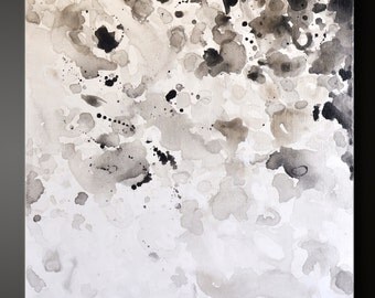 Raindrops - 16 x 20 - Abstract Acrylic Painting - Contemporary Wall Art
