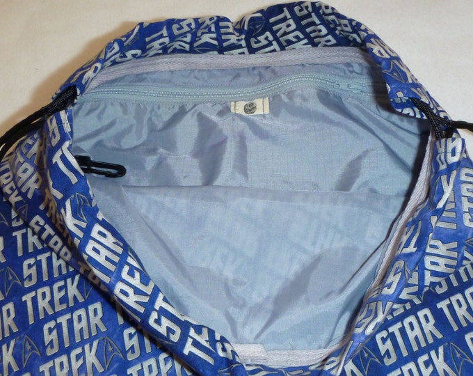 Star Trek Blue Logo: Backpack/tote