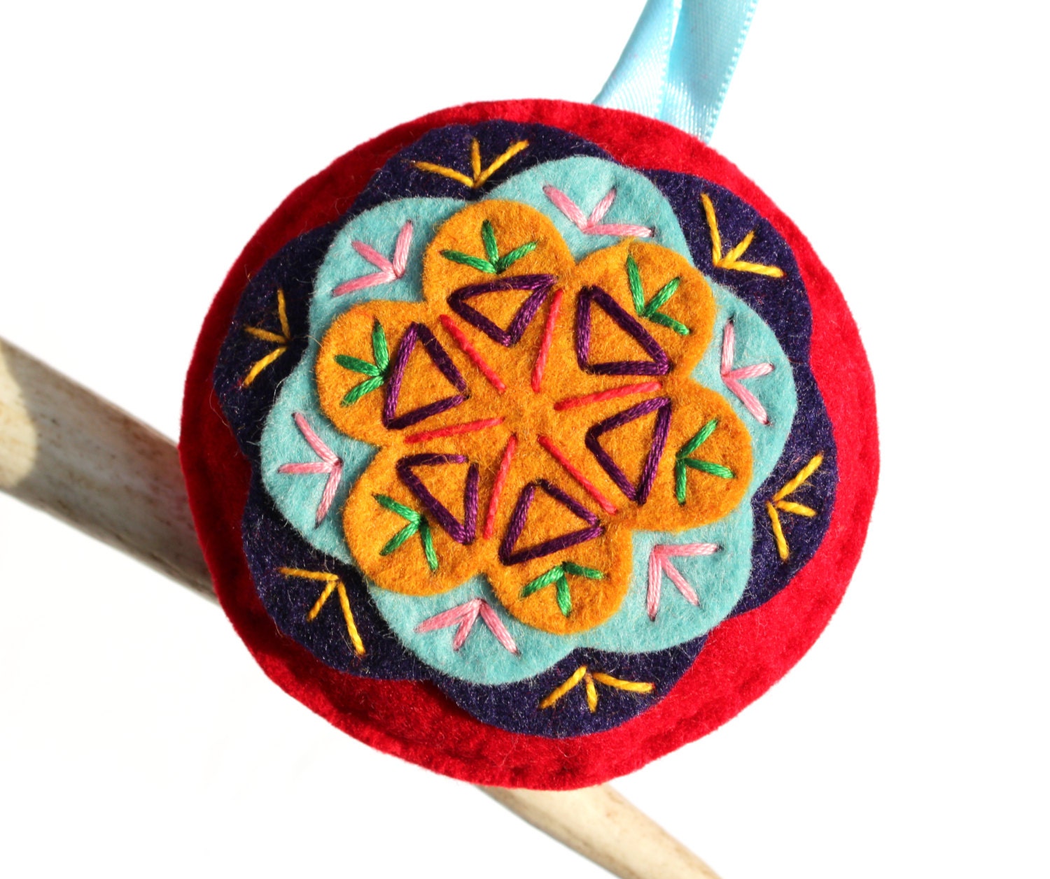 hippie christmas ornament felt christmas ornament hippie christmas ornament felt christmas ornament
