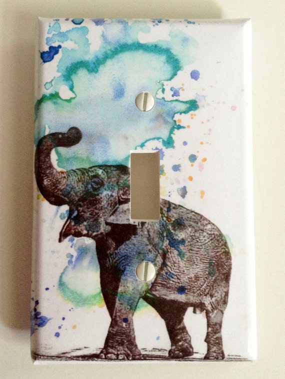 elephant decorative light switch cover plate great elephant baby nursery decor kids room decor art and - Decorative Light Switch Covers elephant decorative light switch cover plate great elephant baby nursery decor kids room decor art and - Decorative Light Switch Covers