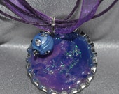 Melted Crayon Bottle Cap Necklace Il_170x135