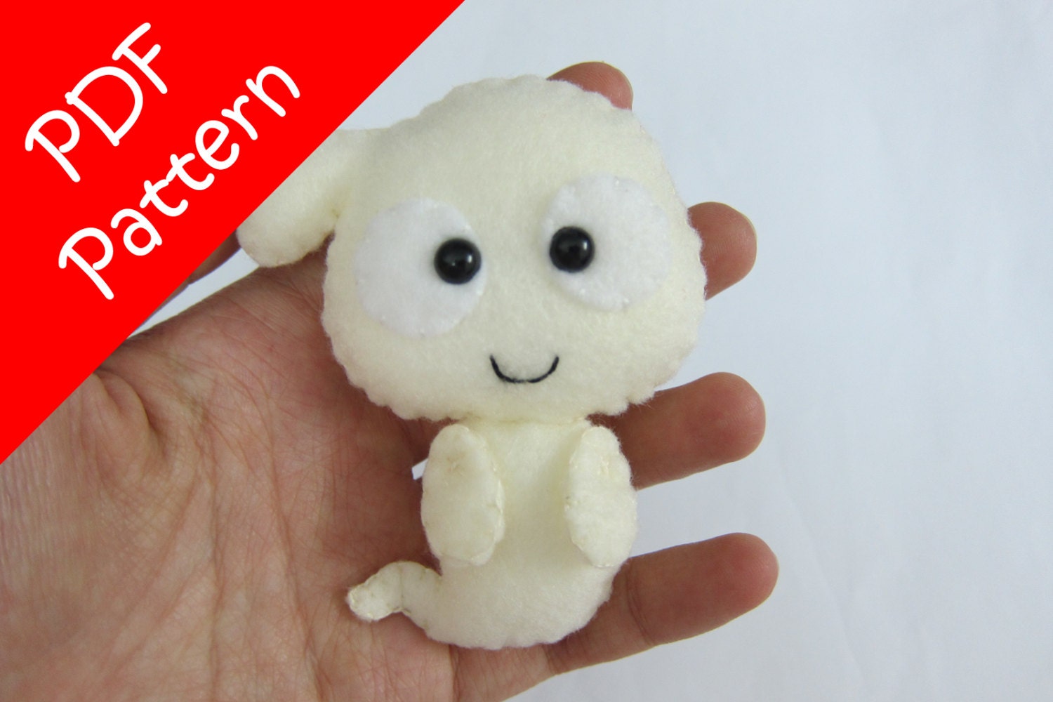 Ghost Plush PDF Pattern Instant Digital Download