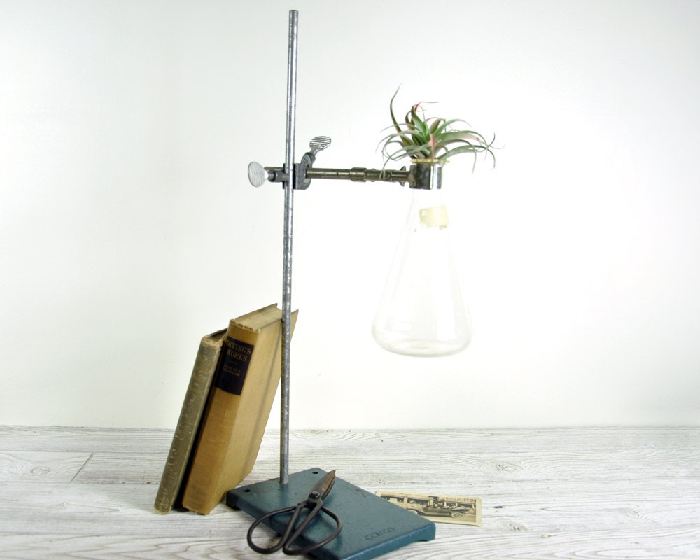 Vintage Industrial Laboratory Stand / Lab Metal by HavenVintage