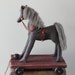 HORSE Pull Toy - Primitive Pony - Vintage Style Nursery Decor - Folk Art Toy Reproduction - Brown Pony - Reclaimed Wood - Home Decor - SUNNY