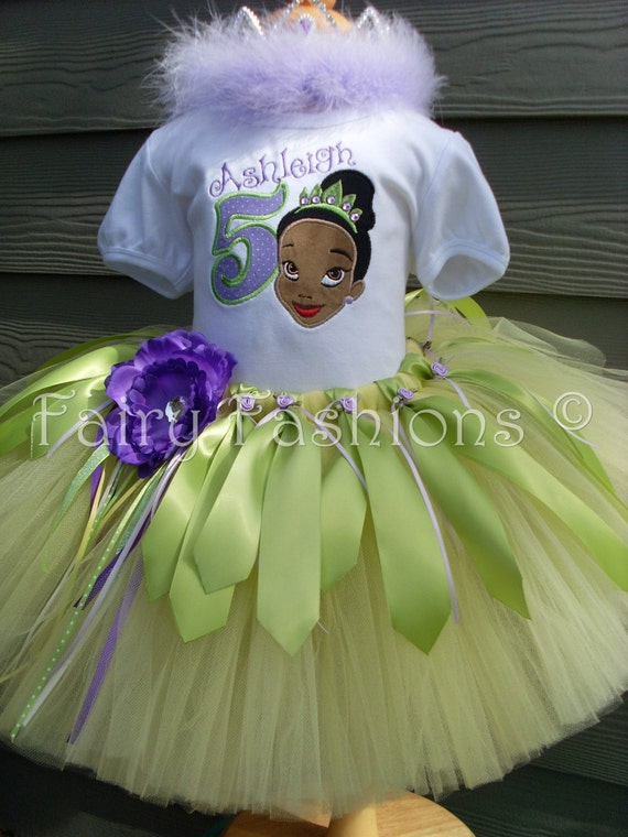 princess and the frog tutu set