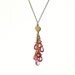 RESERVED - Mystic Rose Gold Topaz Tassel Necklace