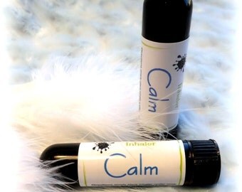 CALM Aromatherapy - anxiety inhaler diffuser - natural botanicals - aroma therapy by Bonny Bubbles
