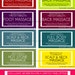 RESERVED FOR SHANICE - Custom Massage Coupons