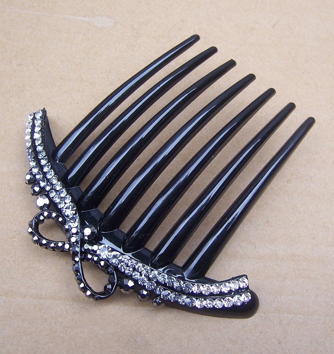 French twist hair comb vintage rhinestone comb hair pin hair
