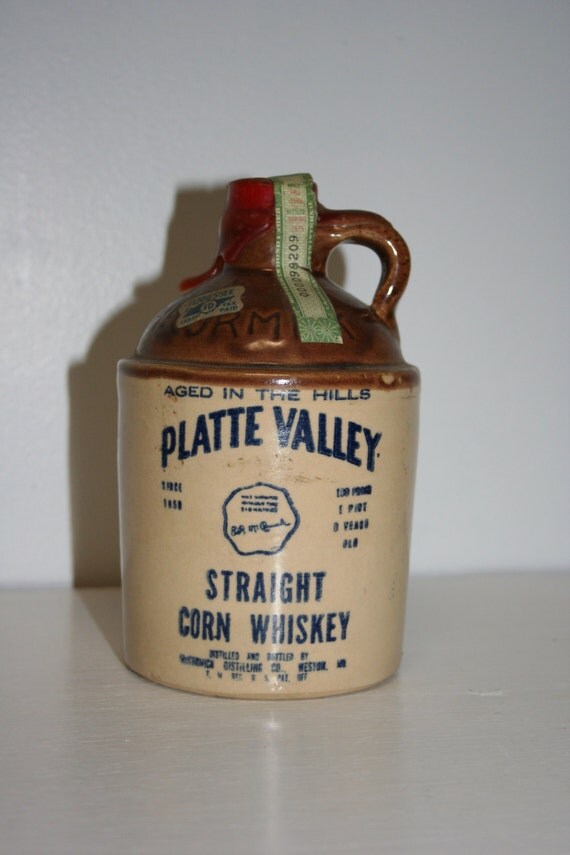 Platte Valley Straight Corn Whiskey Jug Mc by TheDapperLemons