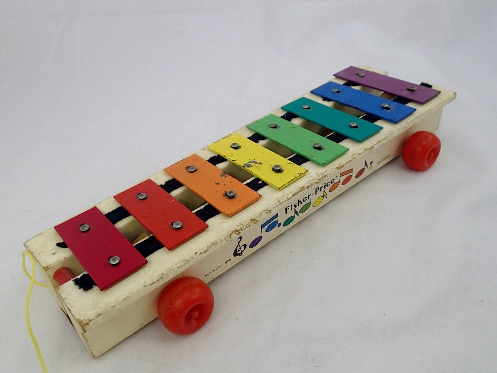fisher price pull along xylophone