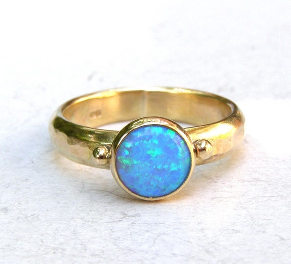 Opal ring Handmade Engagement Ring Fine jewelry Birthstone