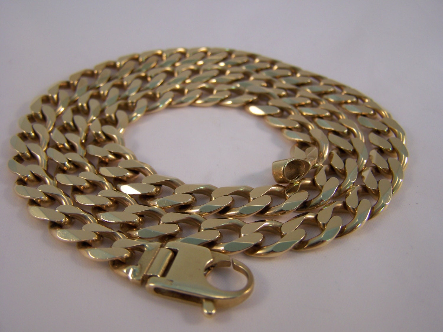 9ct-gold-mens-curb-chain-64-grams-2-25-ounces-jewellery-21-5-54cm