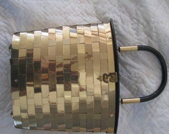 Vintage Dorset - Rex Fifth Avenue Gold with Black Lucite Top SALE Was 195.00