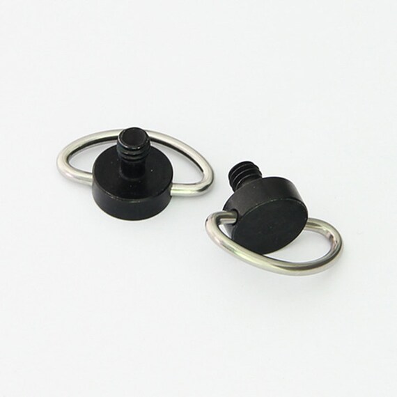 1/4 camera screw with D ring for camera strap by taciturnforsale