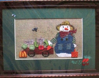 North Pole Farmers Market - Mayberry Designs - Cross Stitch Chart