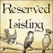 RESERVED Listing For Jenn