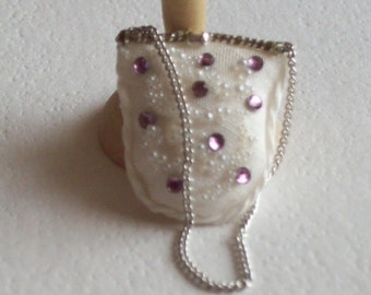 1/12th scale dollhouse handmade miniature bag