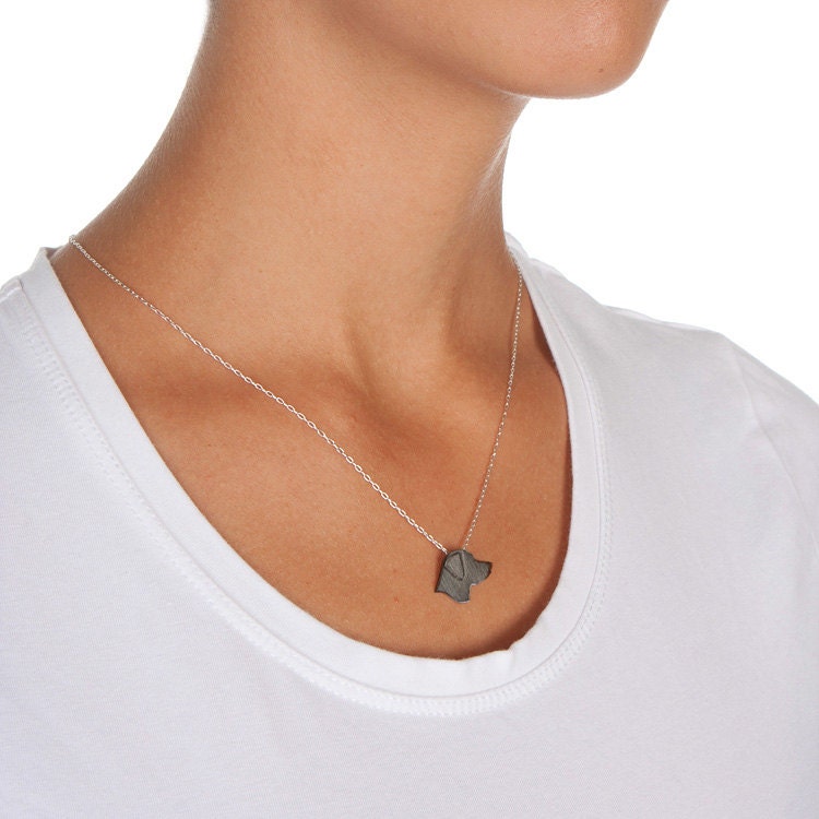 Black Lab necklace Black Lab charm Black Lab jewelry Black