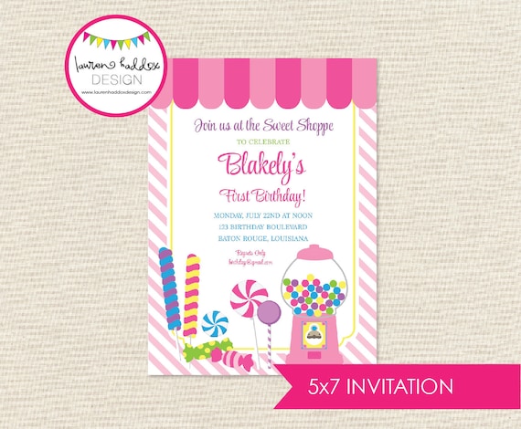 DIY, Sweet Shop INVITATION ONLY Il_570xn