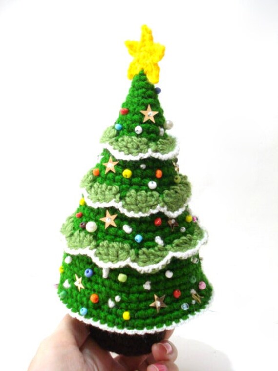 Crochet Christmas Tree Pattern Crocheted Tree Pattern