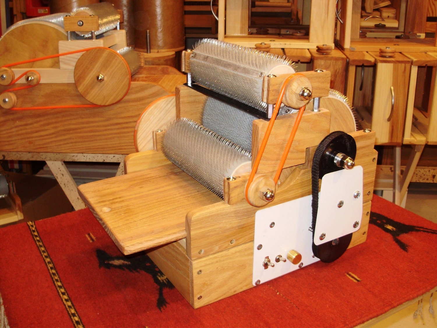 Standard Electric Triple Drum Wool Carder