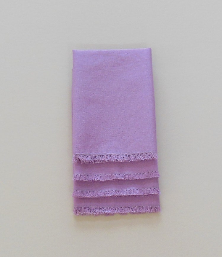 Lavender Cloth Napkins Purple Fabric Napkins Dining