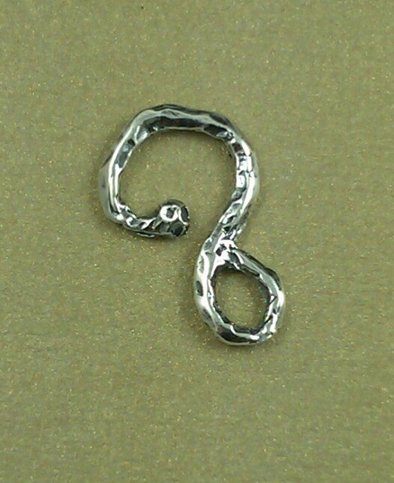 Sterling silver Jewelry Handcrafted Hook for necklaces No.
