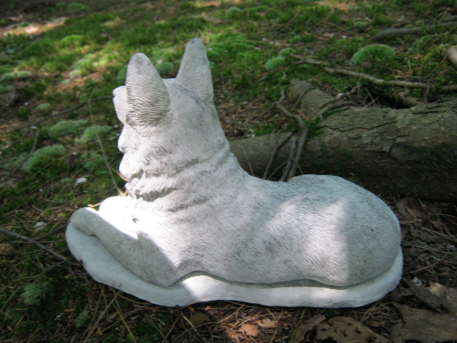 German Shepherd Dog Concrete Dog Statue Cement Statue