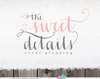 Premade Logo - Swirls Premade Logo for Photographer Business Logo Shop Logo
