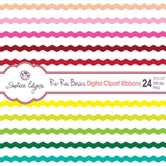 items-similar-to-digital-ric-rac-ribbons-clipart-24-colors-12x-5