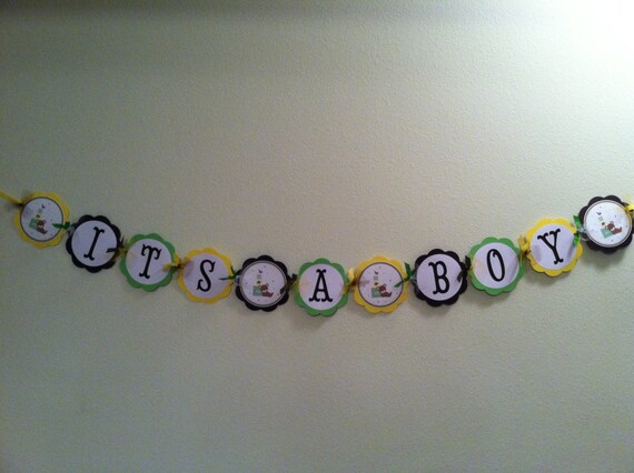 Teddy Bear Baby Shower Banner Il_570xn